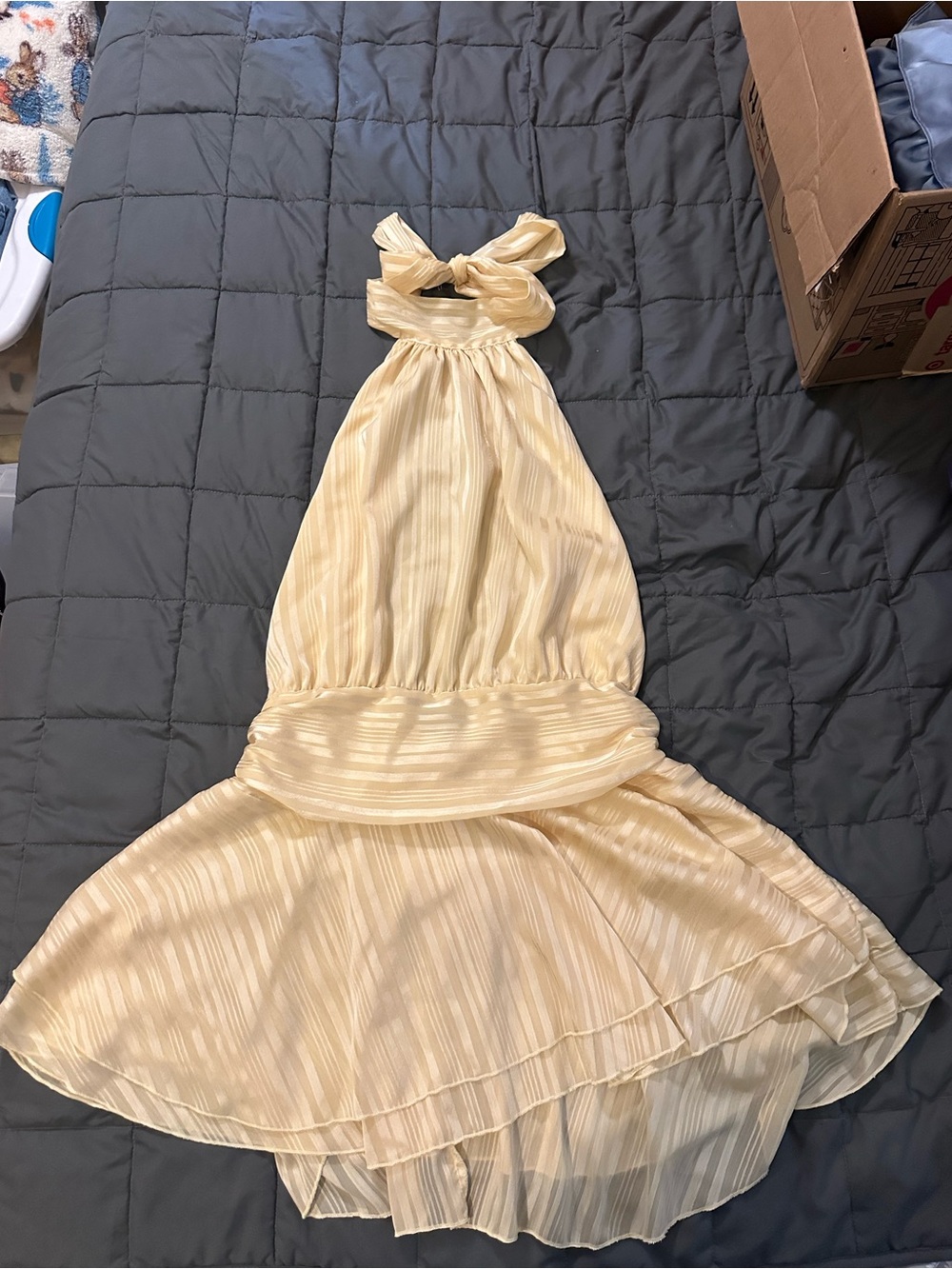 Yellow Halter Dress